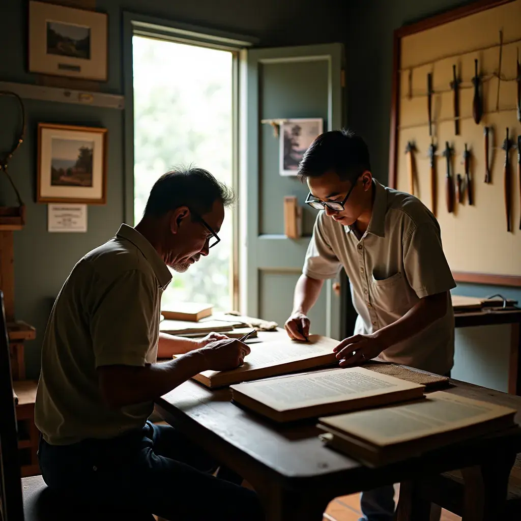 Team strategy meeting